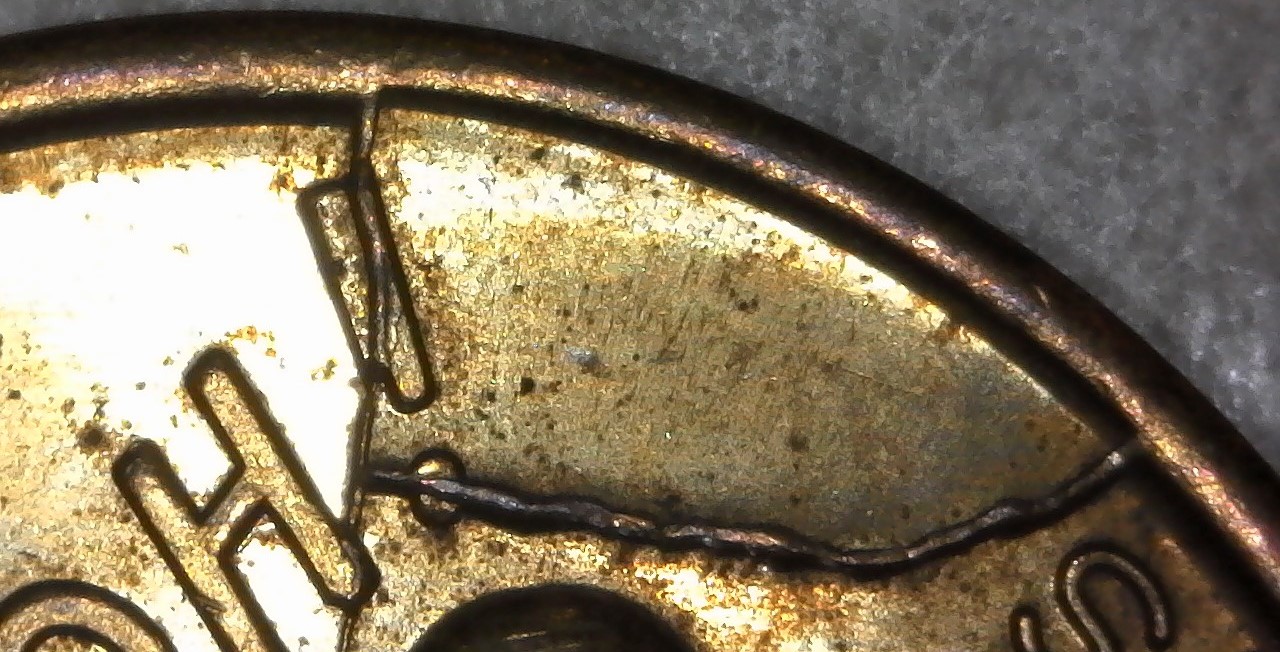 Comic-Coin-Oh!-Heads-Ah!-Tails-Adult-Risque-Flip-Coin-Token-With-Retained-Cud-And-Reverse-Die-Crack.